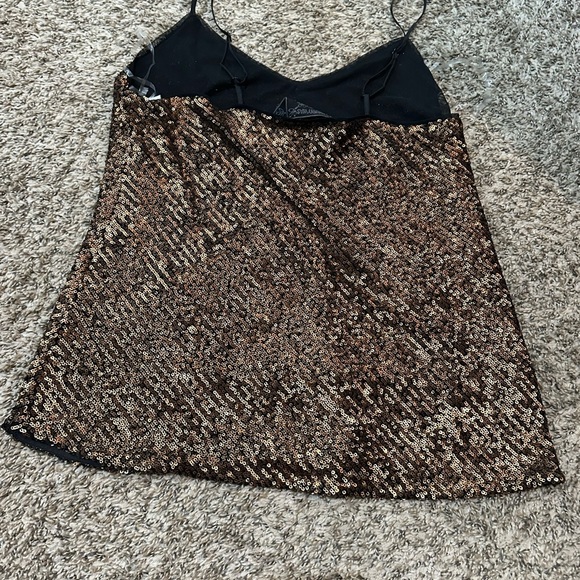 Johnny Was Black and Gold  Top Small NWOT - hot color for fall!! - Picture 3 of 5